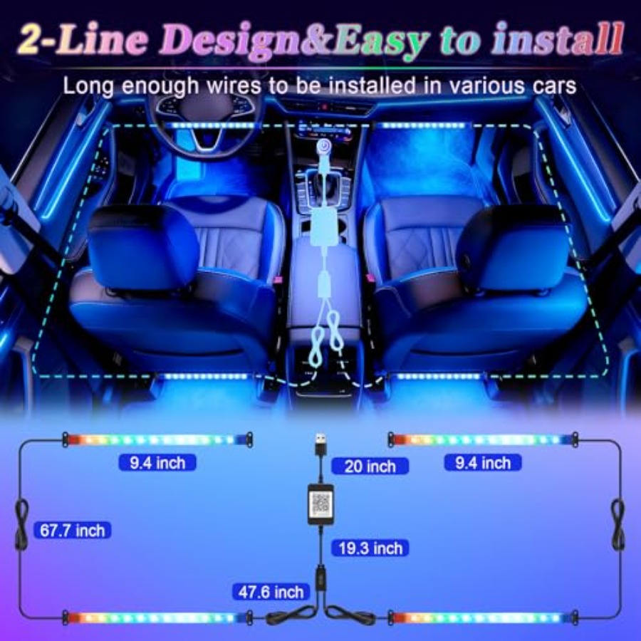 أضواء LED ذكية لداخل السيارة م - مراجعة Interior Design Apps وسعره