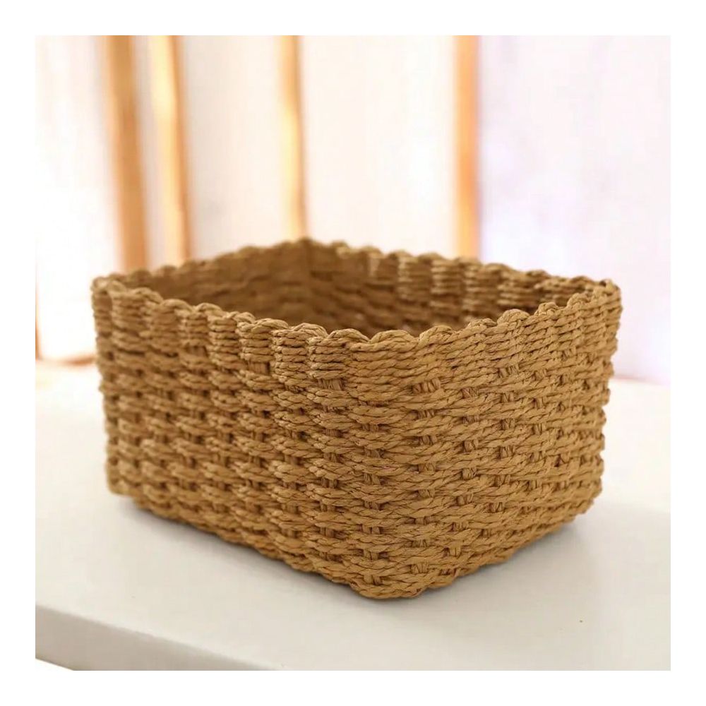 مجموعة سلال تخزين منسوجة من 4  - مراجعة Woven Basket Set وسعره