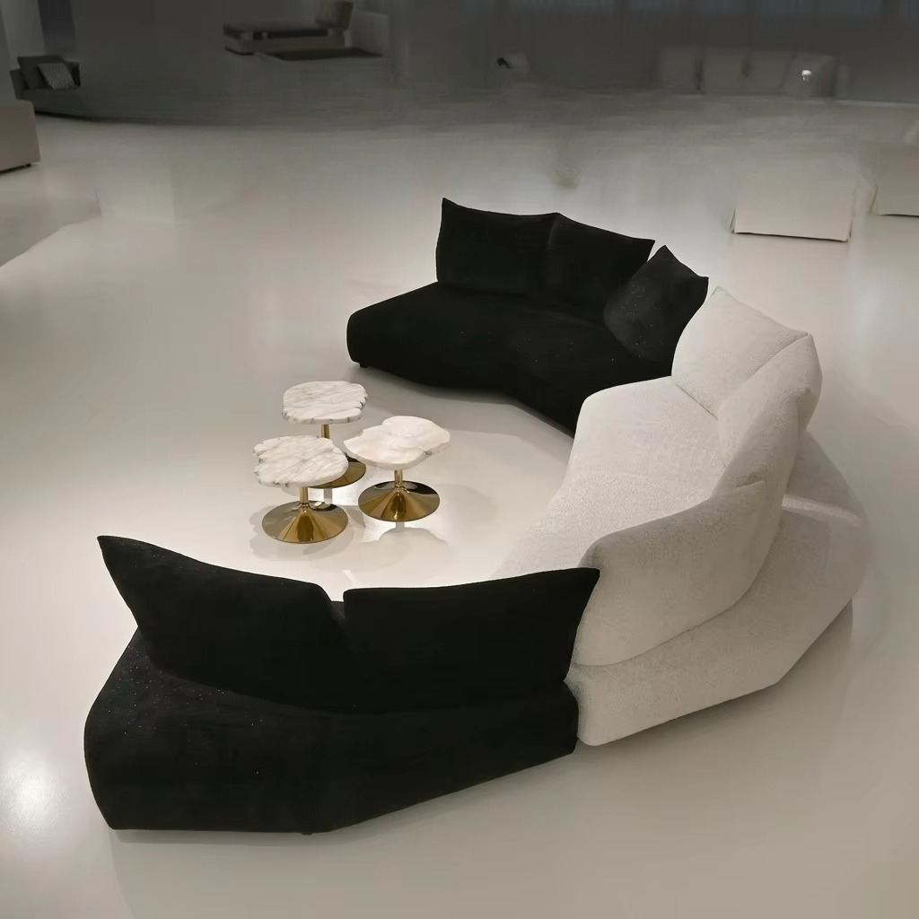 # أريكة حديثة على شكل حرف L مص - مراجعة Interior Design Studio وسعره
