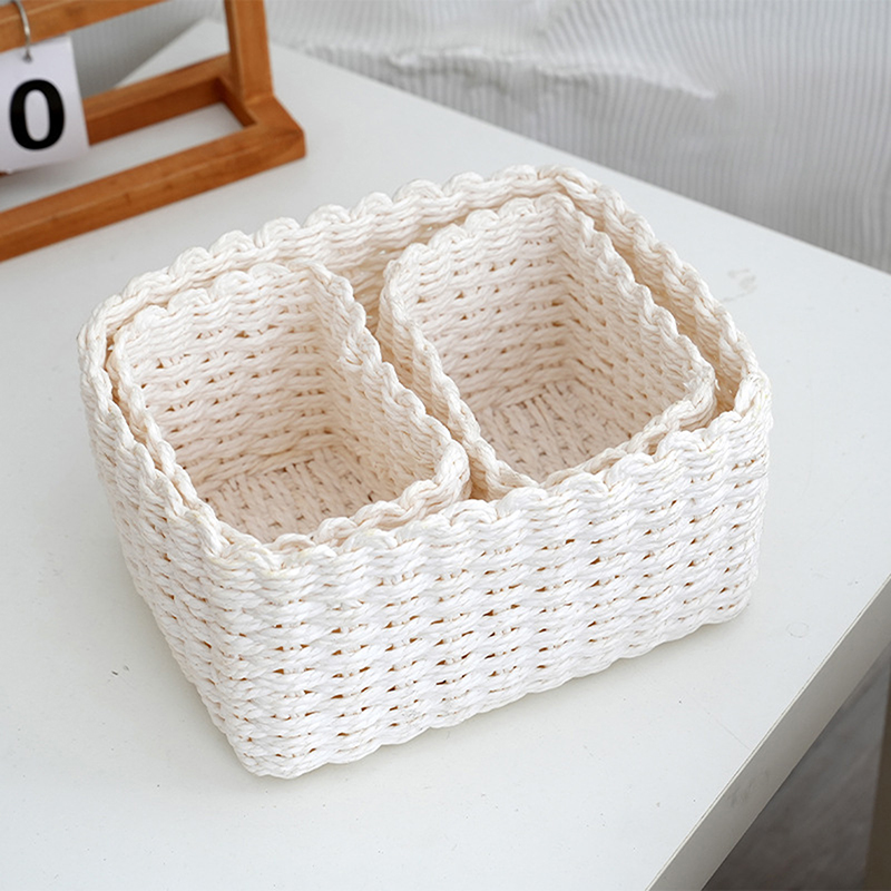 3 قطعة/المجموعة اليدوية القش ا - مراجعة Woven Basket Set وسعره