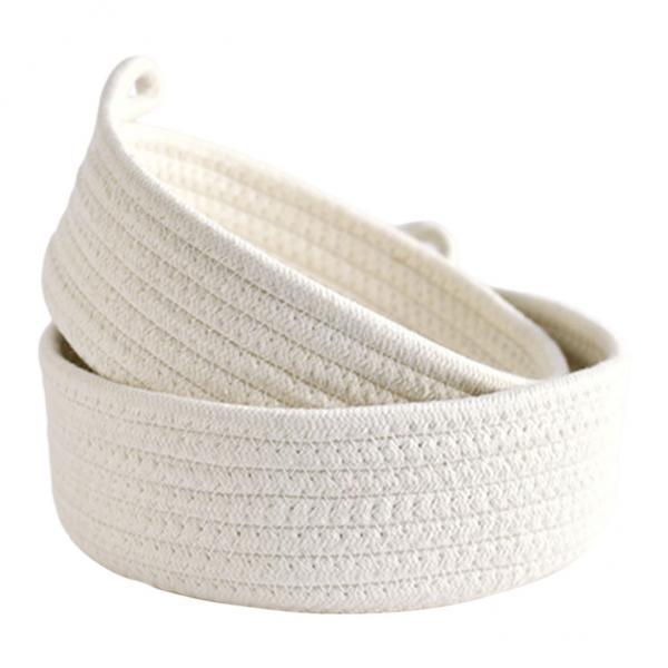 مجموعة سلال تخزين صغيرة مستدير - مراجعة Woven Basket Set وسعره