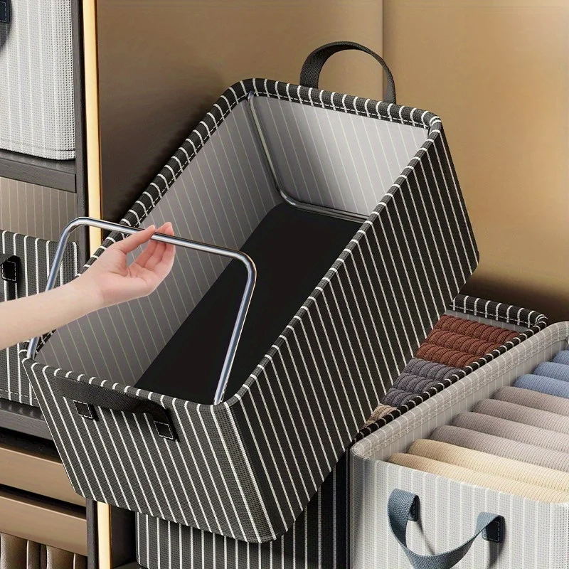صندوق تخزين ملابس من القماش، ص - مراجعة Woven Basket Set وسعره