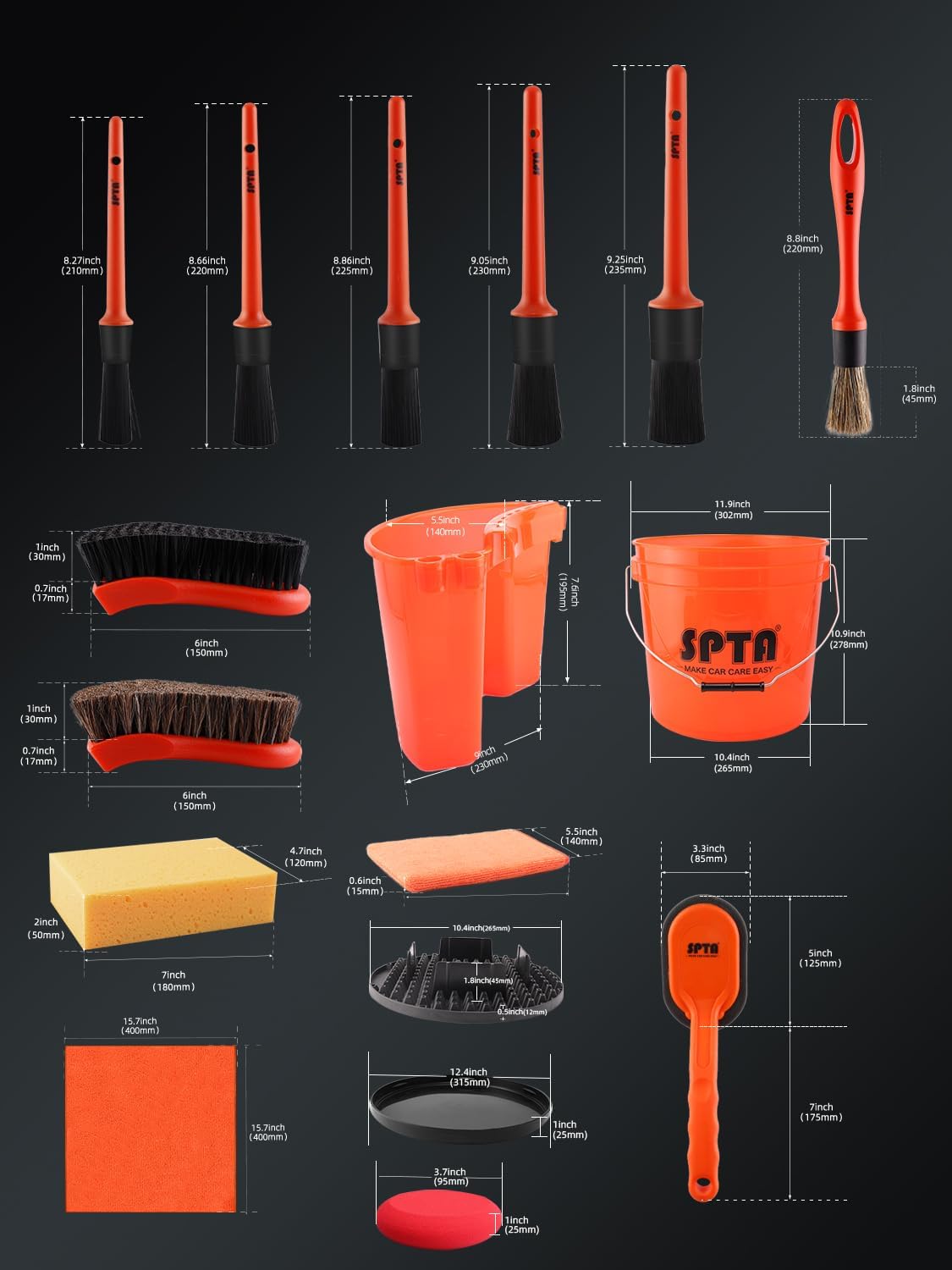 مجموعة غسيل السيارات SPTA المك - مراجعة Interior Design Tools وسعره