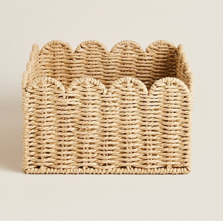 ورقة حبل سلة التخزين المنسوجة  - مراجعة Woven Basket Set وسعره