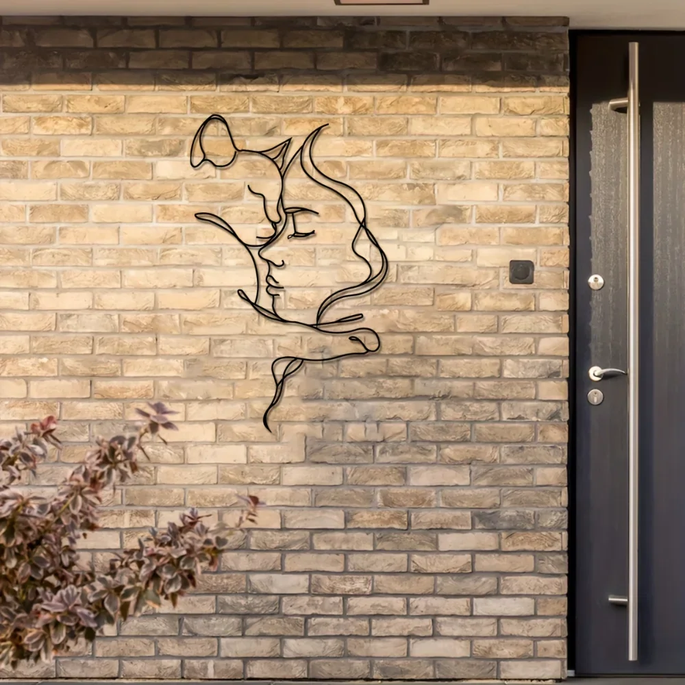 فن معدني أنيق للقطط السوداء وا - مراجعة Interior Design Women وسعره